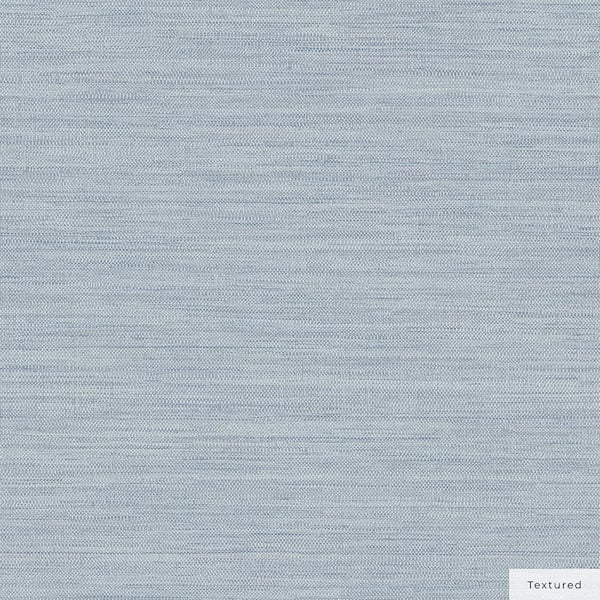 Powder Blue Faux Horizontal Grasscloth Vinyl Peel and Stick Textured Wallpaper Roll (Covers 28 sq. ft.)