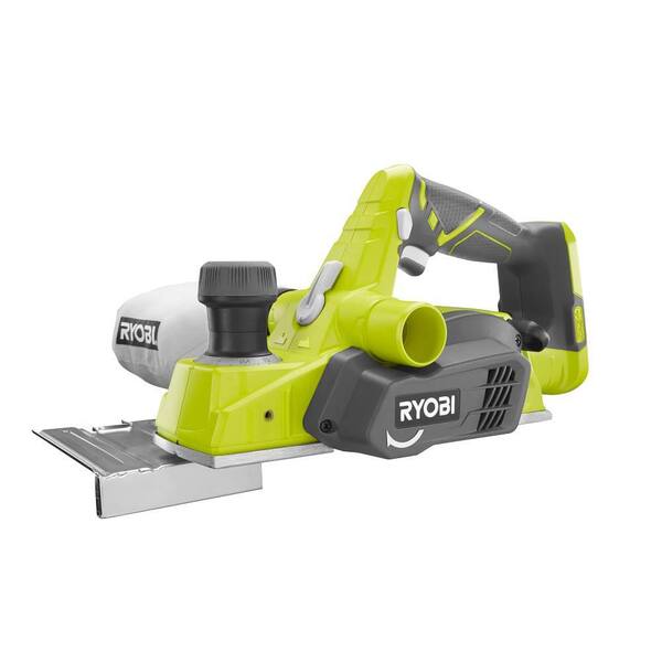 RYOBI ONE+ 18V Cordless 3-1/4 in. Planer with Dust Bag, 2.0 Ah Battery, and Charger