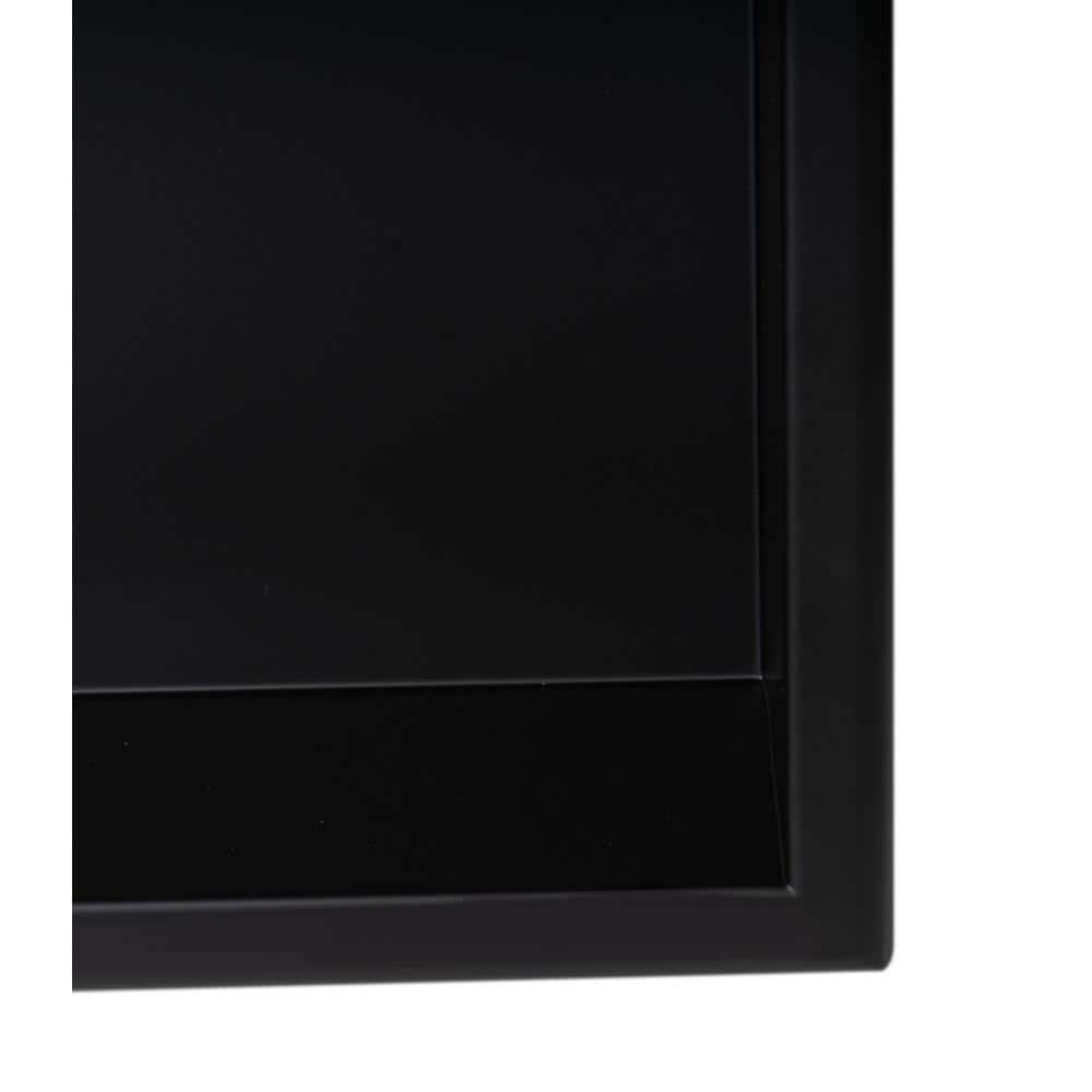 Matte Black Stainless Steel Wall Mount Shower Shelf
