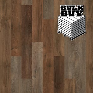 Elite Lowland Forest Oak 20 Mil T x 7 in. W x 48 in. L Click Lock Waterproof Vinyl Plank Flooring (1431.5 sq.ft./pallet)