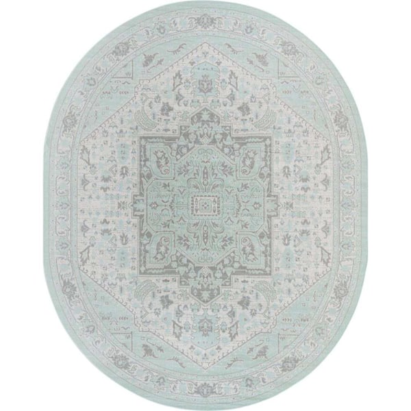 Unique Loom Whitney Milano Mint 8 ft. x 10 ft. Area Rug