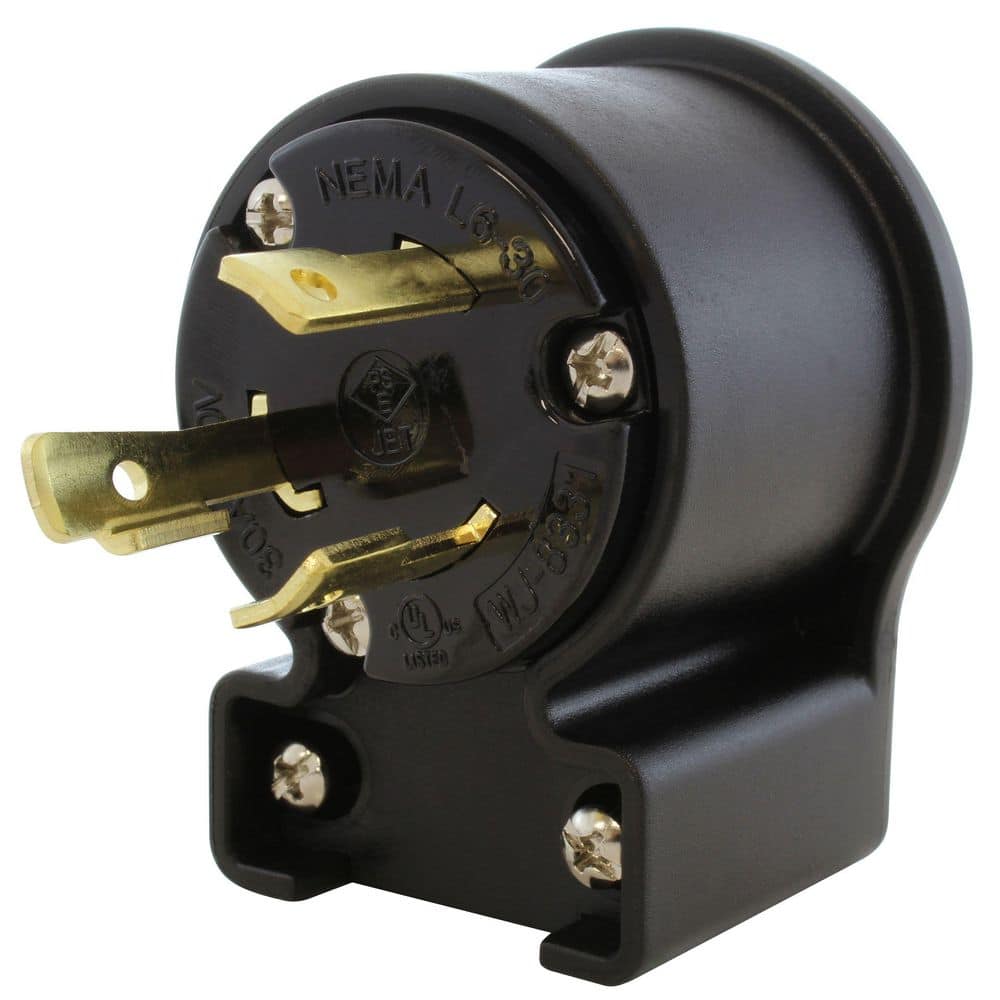 NEMA L6-30P 30A 250V 3-Prong Elbow Locking Male Plug With UL, C-UL Approval price history on PriceWatchPro