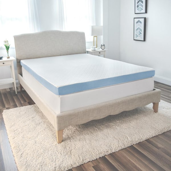 Sensorpedic 4 In Supreme Gel Cooling Transcend Memory Foam California King Mattress Topper 81145 The Home Depot Sensorpedic 4 In Supreme Gel Cooling, Cal King Bed Topper