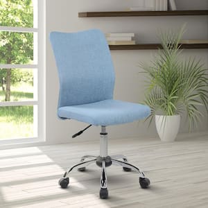 20.5 in. Width Standard Blue Jean Fabric Task Chair with Adjustable Height