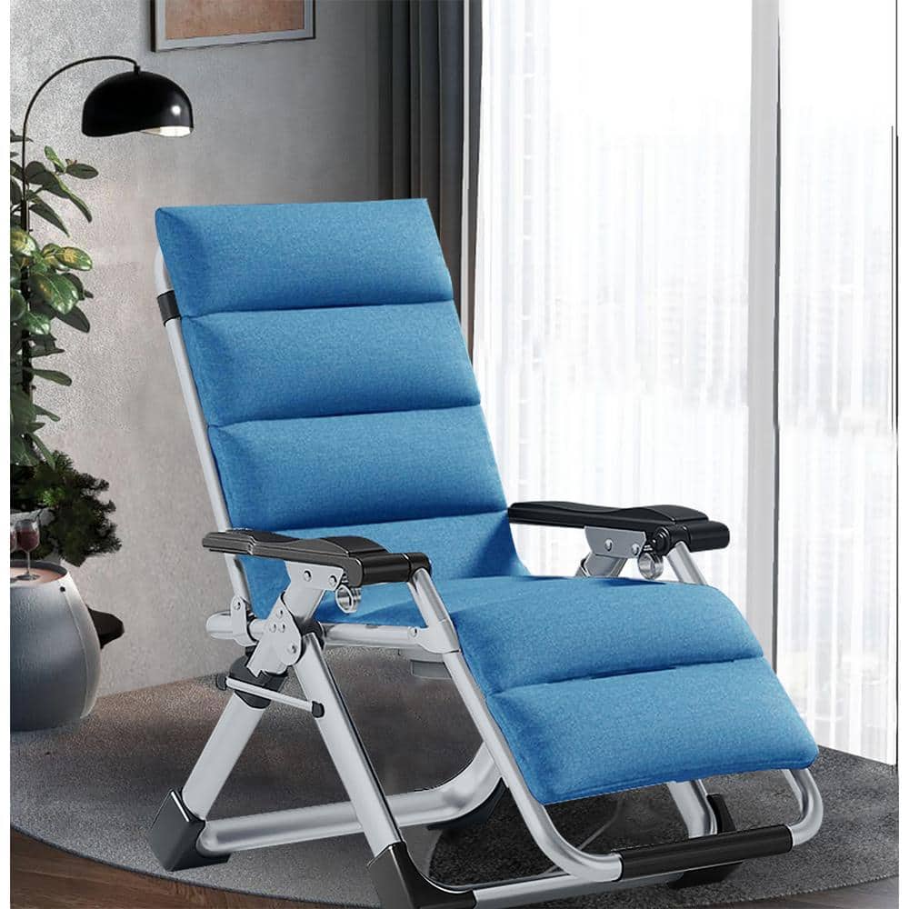 BOZTIY Zero Gravity Teslin Steel Outdoor Chair with Flax Pad