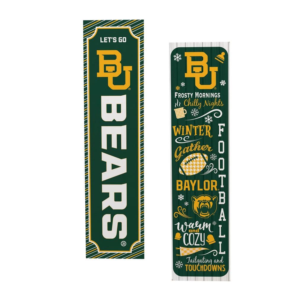 47 in. Double Sided Leaner Porch Sign, Baylor University, Winter Seasonal price history on PriceWatchPro