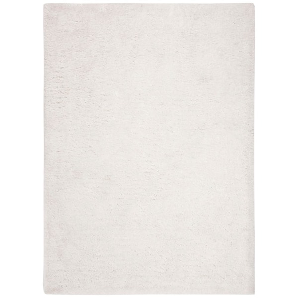 SG-SBS-South Beach 5 ft. x 7 ft. Snow White Solid Color Area Rug