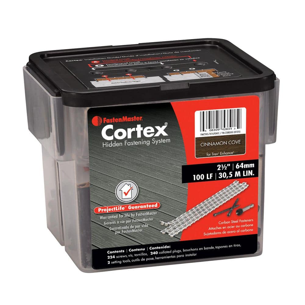 FastenMaster Collated Cortex Hidden Fastening System for Trex