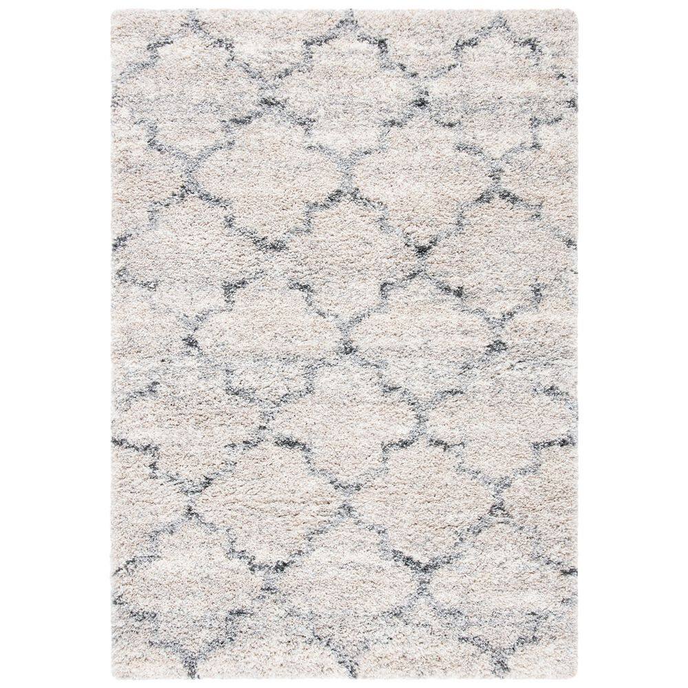 Fontana Shag 3 ft. x 5 ft. Gray/Ivory Distressed Trellis Area Rug price history on PriceWatchPro