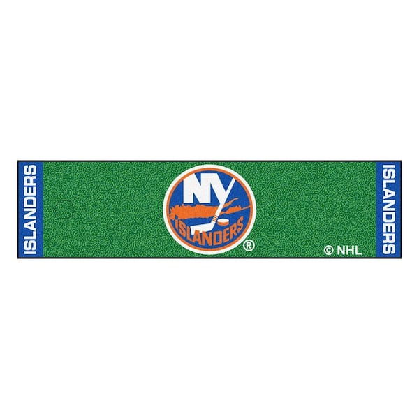 FANMATS NHL New York Islanders 1 ft. 6 in. x 6 ft. Indoor 1-Hole Golf Practice Putting Green