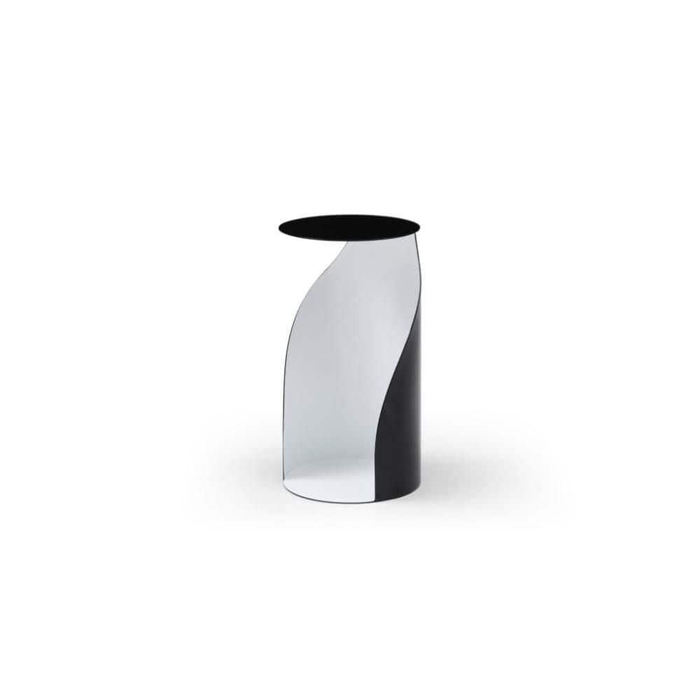 11.00 in. Black, White Round Steel End Table price history on PriceWatchPro