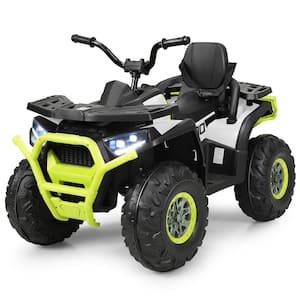 14 in. 3 Plus Years Old Ride On Car with MP3 and LED Lights White