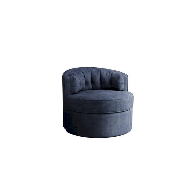 STICKON Gray Linen Arm Chairs (Set of 1)