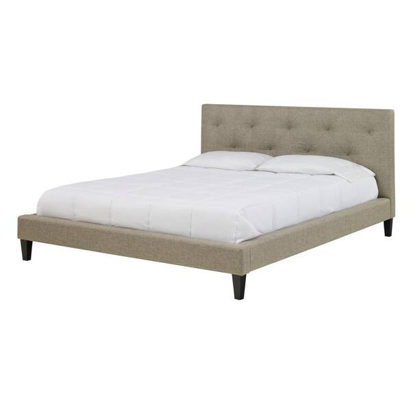 Rest Rite Brentwood Taupe Twin Upholstered Bed