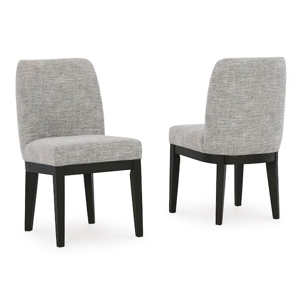 Burkhaus Beige Polyester Upholstered Dining Chair Set of 2
