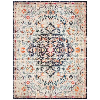 6 Ft X 9 Border Area Rug Mad447b, Round Area Rugs 9 X 12