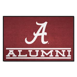 Alabama Crimson Tide Alumni Red 1.5 ft. x 2.5 ft. Starter Area Rug