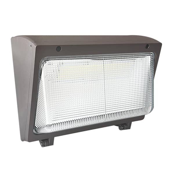 J&H LED 9600-Lumen 80-Watt Aluminum Integrated LED Wall Pack Light J&H LED 9600-Lumen 80-Watt Aluminum Integrated LED Wall Pack Light