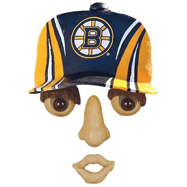 Team Sports America 14 in. x 7 in. Forest Face Boston Bruins