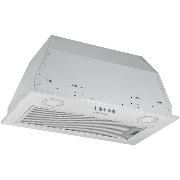 Ancona 20 in. 280 CFM Ducted Insert Range Hood with LED Lights in Stainless Steel