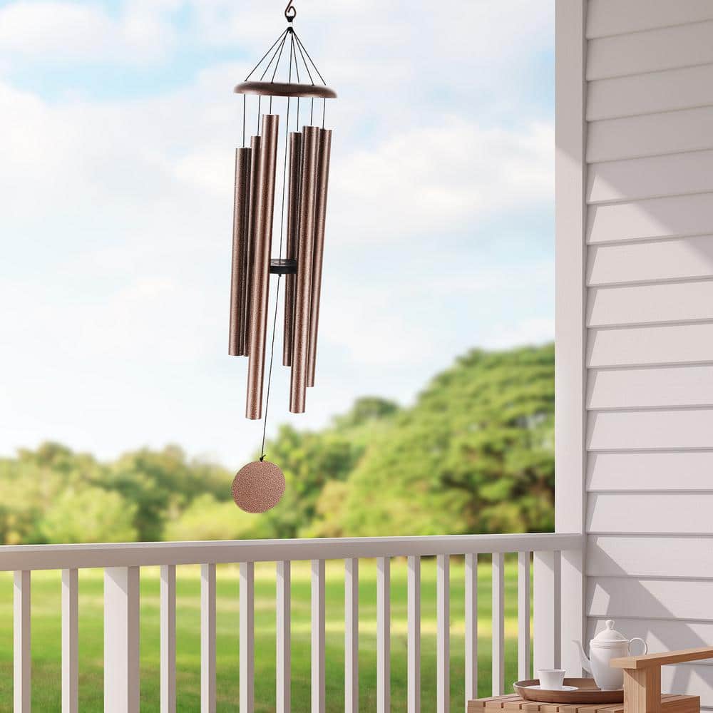 50-Inch Bronze Aluminum Deep Tone Memorial Wind Chimes