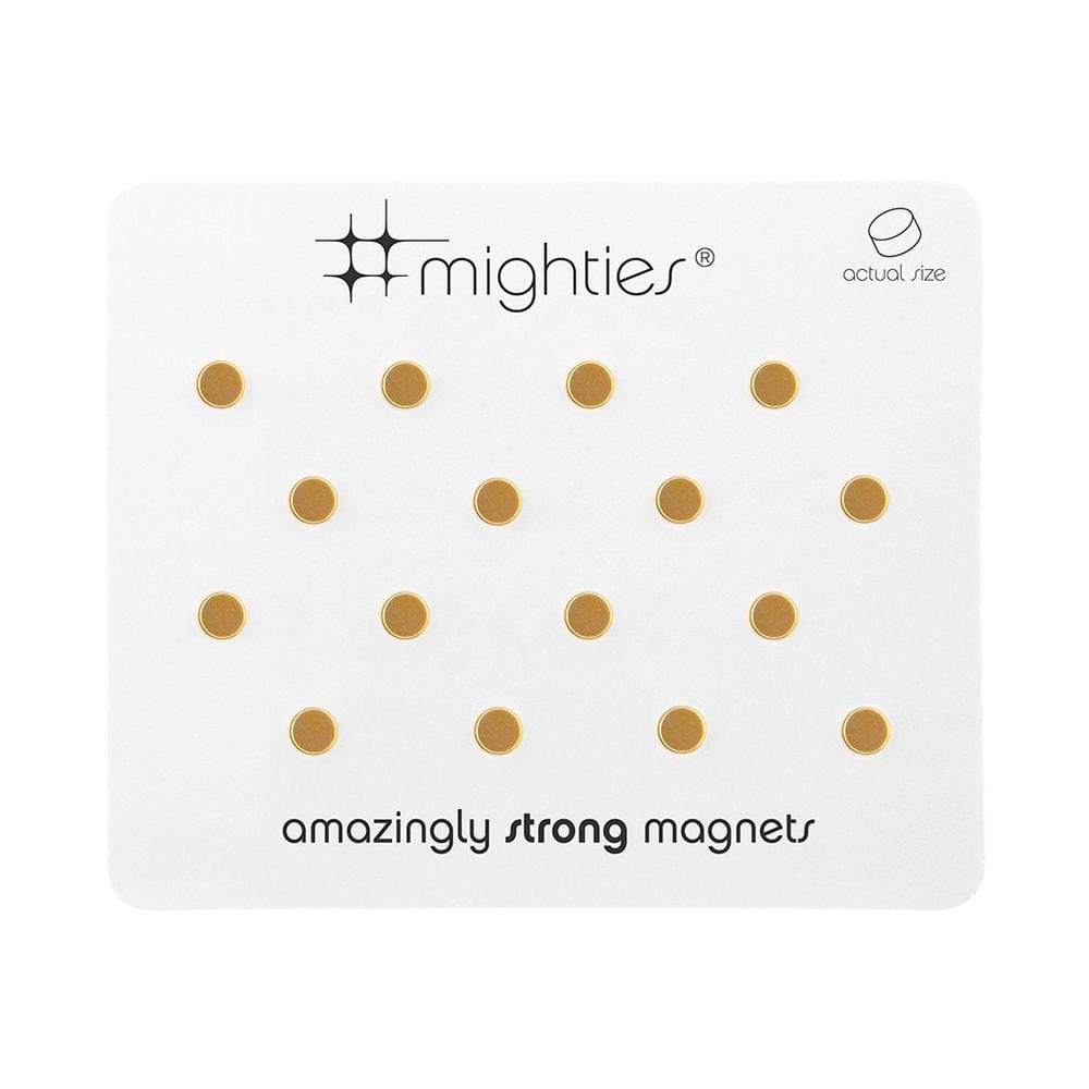 Three by Three Mighties Magnets, Golden (16-Pack) 20205 - The Home Depot