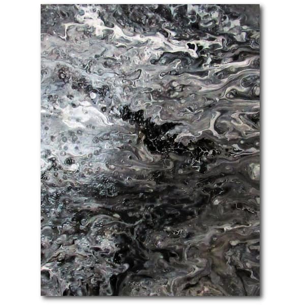 Courtside Market Calm in the Dark Gallery Wrapped Canvas Abstract