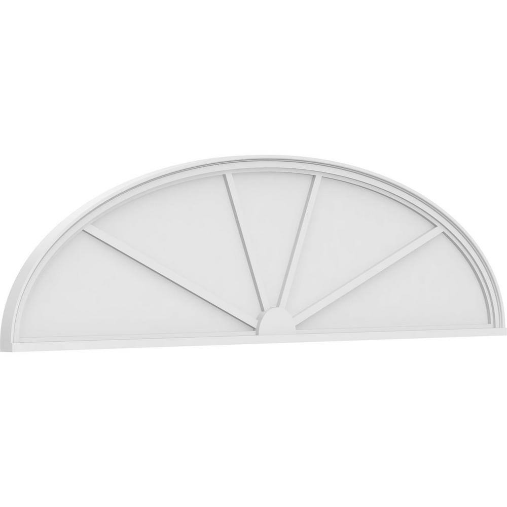 2 in. x 86 in. x 22-1/2 in. Elliptical 4-Spoke Architectural Grade PVC Pediment Moulding price history on PriceWatchPro