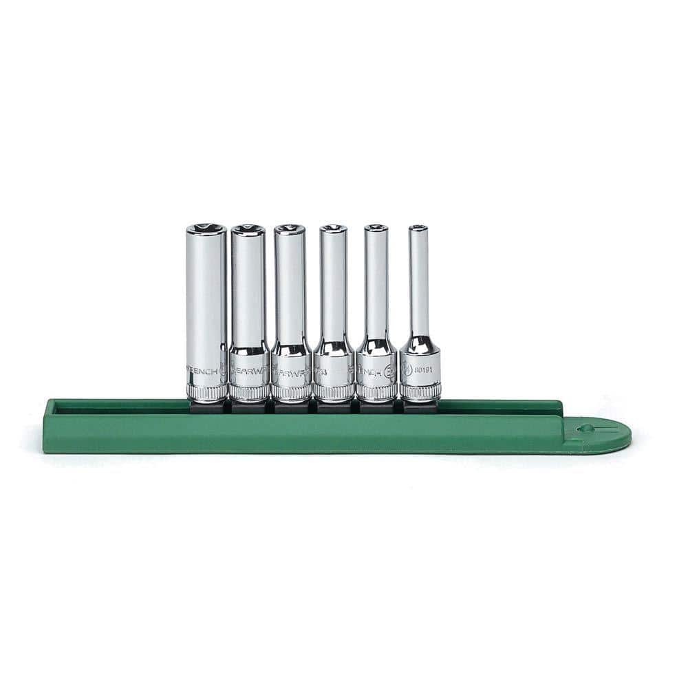 1/4 in. Drive Deep E-Socket Set (6-Piece)