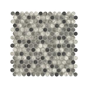 Urban Tapestry Penny Round 12 in. x 12 in. Recycled Glass Mesh-Mounted Mosaic Tile (15 sq. ft./case)