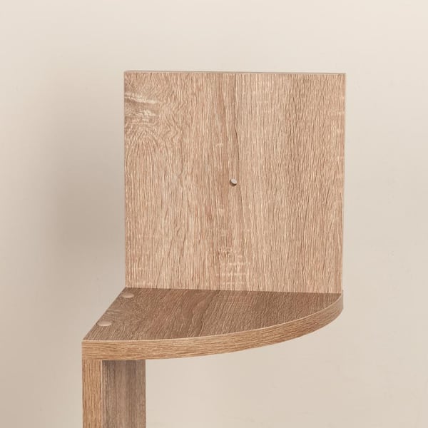 DANYA B Zig Zag 7.75 in. W x 7.75 in. D Floating Laminate Corner