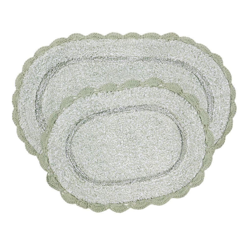 Laura Ashley Eloise Crochet Border 17in. x 24in. and 20in. x 32in