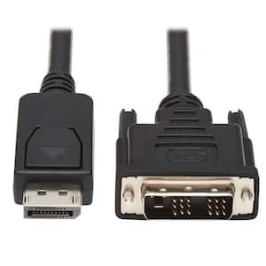 6 ft. DisplayPort to DVI M/M Adapter Cable - Black