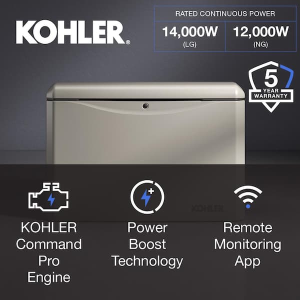 14,000-Watt Air-Cooled Whole House Generator