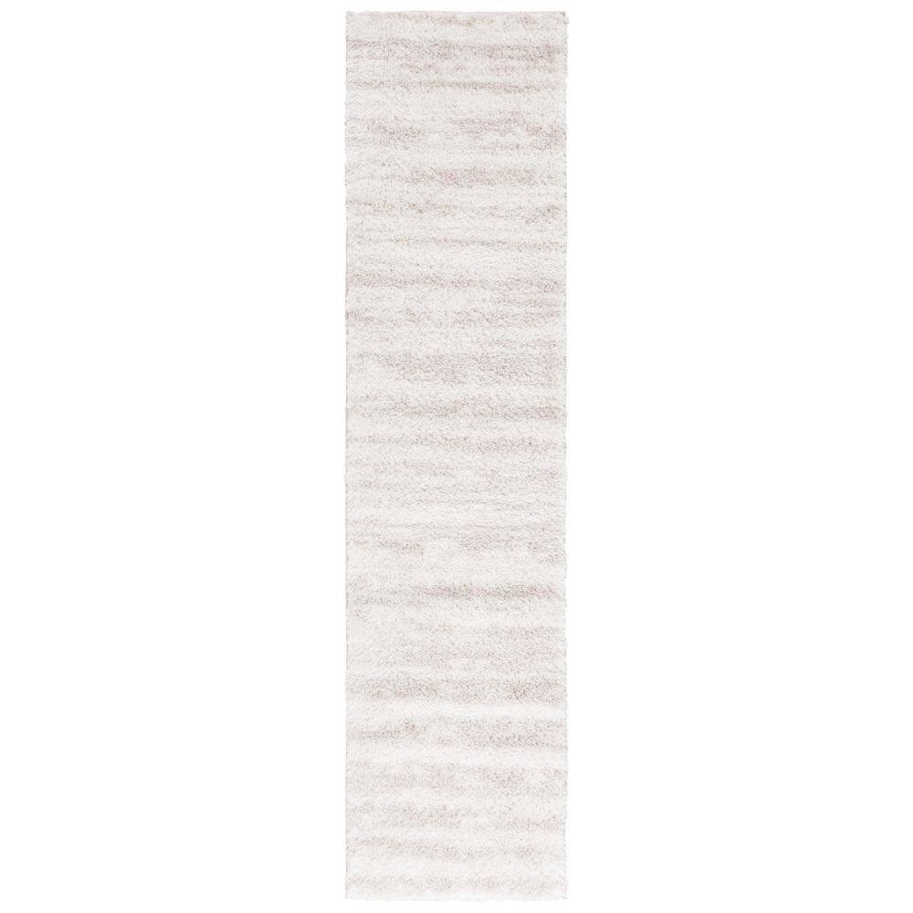 Tahoe Shag 2 ft. x 8 ft. Ivory/Beige Distressed Striped Runner Rug price history on PriceWatchPro