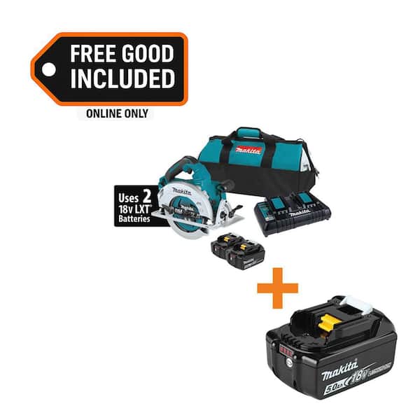 18V X2 LXT Lithium-Ion (36V) Brushless Cordless 7-1/4 in. Circular Saw Kit 5. 0Ah with 18V LXT Battery Pack 5. 0Ah