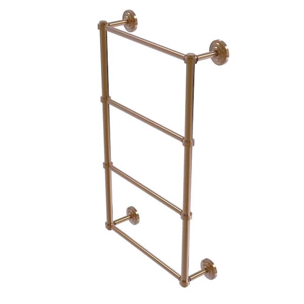Allied Brass Que New Collection 36 in. Wall Mounted Guest Towel Holder in Brushed Bronze