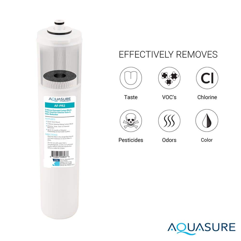 Aquasure Premier 4-Stage Quick Change Water Filter Bundle