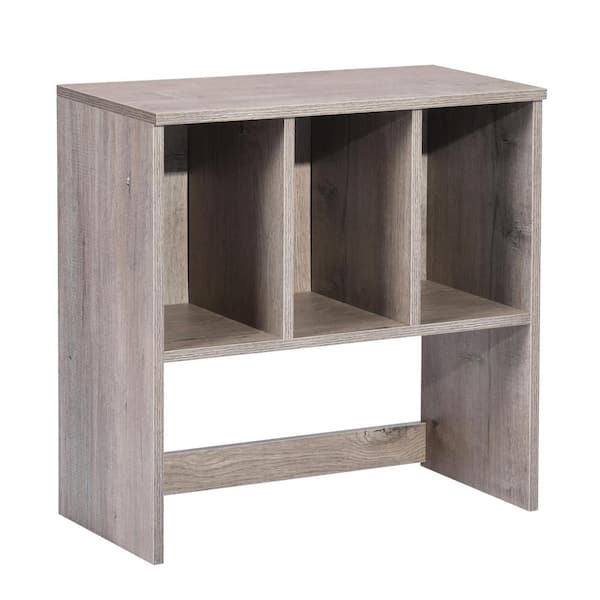 Homy Casa Masha Shelves Grey Accent Cabinet with 3-Drawer