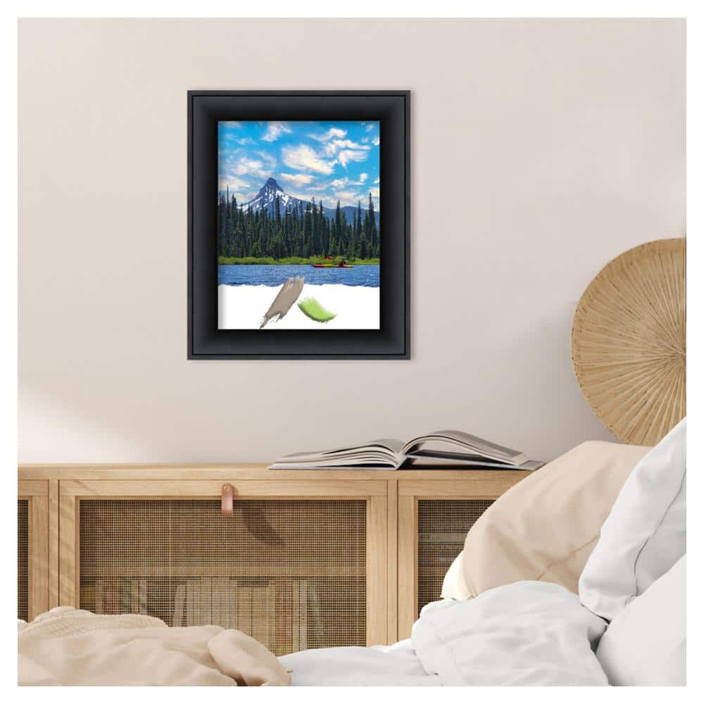 Nero Black Wood 11x14 Single Photo Wall Frame