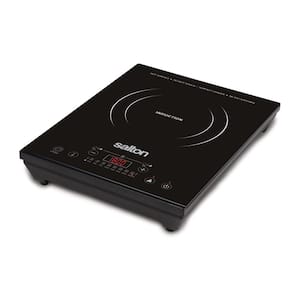 Single Burner 8 in. Black Electric Portable Induction Cooktop