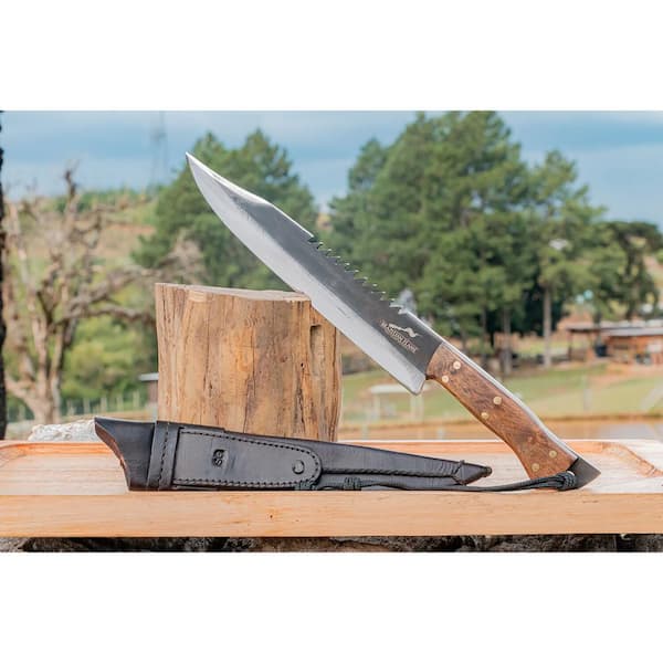 BRAZILIAN FLAME Hunter Bison 12-inch Knife Full Tang, Survival