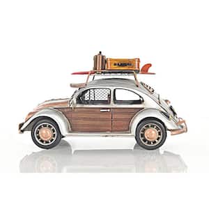 Metal Volkswagen Beetle Sculpture
