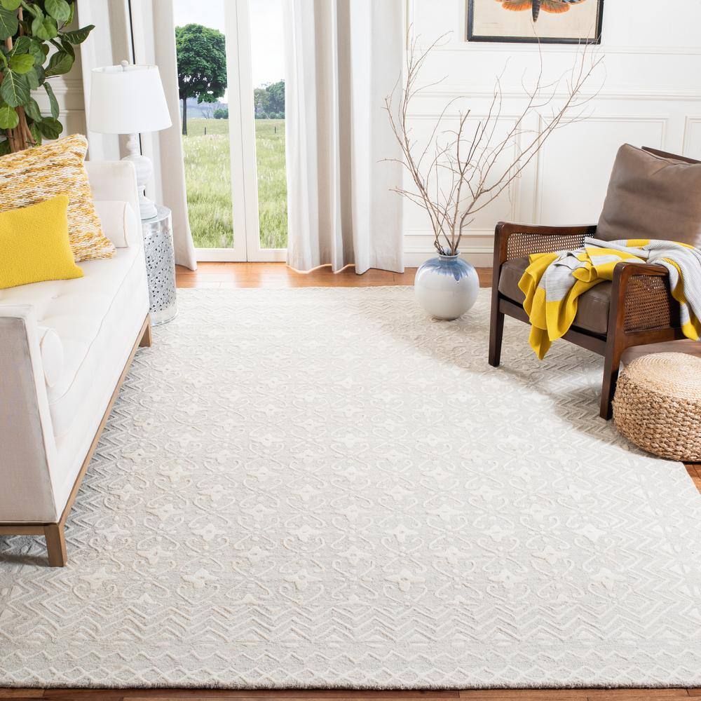 Blossom 6 X 9 Gray/Ivory Oriental Area Rug price history on PriceWatchPro