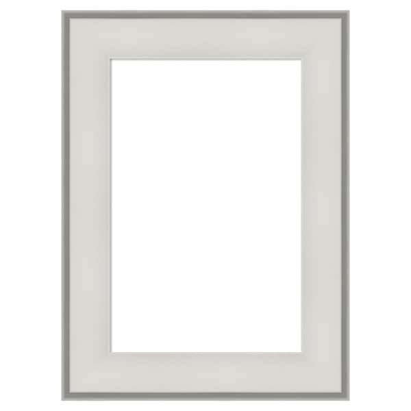 Amanti Art Imperial White 17 in. x 23 in. Polystyrene Framed Dry Erase Magnetic Memo Board