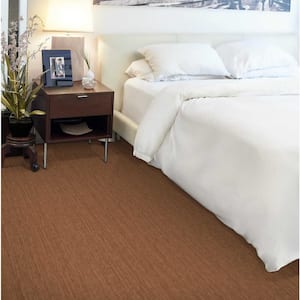 Supreme - Gold - 13.9 ft. 71 oz. Wool Texture Installed Carpet