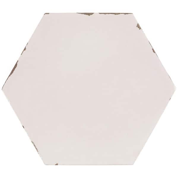 Alexandria 5.5 in. x 6 in. Blush Porcelain Floor and Wall Tile (5.38 sq. ft. / case)
