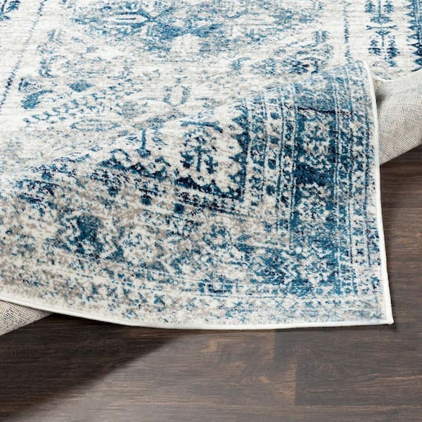 Westbrook Oriental Machine Woven Chenille Area Rug in Light Sky Blue Langley Street Rug Size: Runner 2'7 x 14