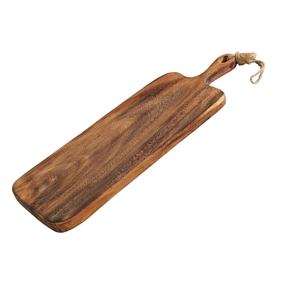 Mountain Woods Brown Hand Crafted LIVE EDGE Acacia Cutting Board |  Charcuterie Board | Serving Tray - 27(Limit 5 Per Order)