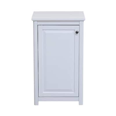 Dorset 17 in. W x 29 in. H Freestanding Floor Bath Storage Cabinet with Door in White